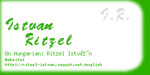 istvan ritzel business card